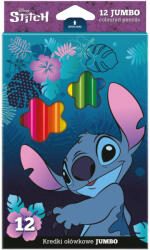 COOLPACK Színes ceruza Stitch 12 darabos háromszög Jumbo - 54816
