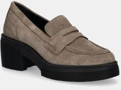 Geox velúr mokaszin D SPHERICA EC15 zöld, női, platformos, D46WWD 00022 C6029 - zöld Női 41