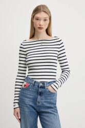 Tommy Hilfiger hosszú ujjú szürke, DW0DW21350 - fehér XS
