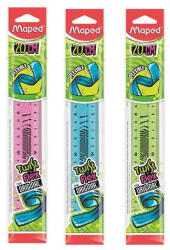 Maped 15 cm Maped "Twist'n Flex" vonalzó, törhetetlen, Zöld (COR_2025_15cm)