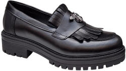 GKR Ciucaleti Pantofi dama casual din piele naturala - Model Cleopatra Negru Box - ciucaleti