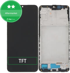Samsung Galaxy A16 5G - Ecran LCD + Sticlă Tactilă + Ramă (Blue Black) TFT, Blue Black