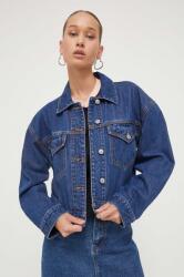 Abercrombie & Fitch farmerdzseki női, sötétkék, átmeneti, oversize - sötétkék XL