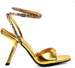 Jeffrey Campbell Sandale Run It 0101004225 gold