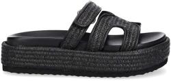 Steve Madden Sandale Bigmissile 02002 SM11003773 00S black raffia