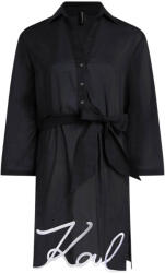 KARL LAGERFELD Rochie Karl Dna Signature Beach A2W46075 999 black (A2W46075 999 black)