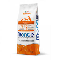 Monge Hrana uscata pentru caini Monge Natural Superpremium Adult cu rata 12 kg