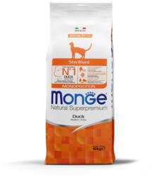 Monge Hrana uscata pentru pisici Monge Natural Superpremium Sterilised cu rata - ehranaanimale - 270,00 RON