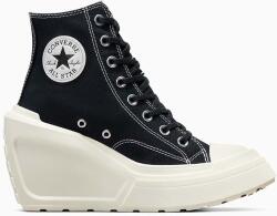 Converse sportcipő Chuck 70 De Luxe Wedge fekete, női, A06478C - fekete Női 38