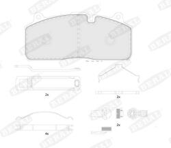 BERAL set placute frana, frana disc BERAL BCV29274TK