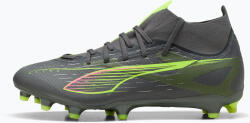 PUMA Мъжки футболни обувки PUMA Ultra 5 Match+ FG/AG matte aged silver/yellow alert/puma aged silver