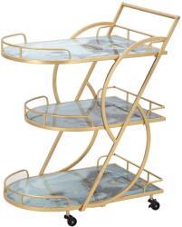 MARBLE B szürke vas tálalókocsi (MF-1425180000)