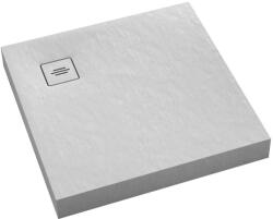 Schedline Nonlimits White Stone cădiță de duș pătrată 80x80 cm alb 3ST. N1K-8080/B/ST-M1/B/ST (3STN1K8080BSTM1BST)