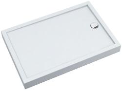 Schedline Cameron Smooth White téglalap alakú zuhanytálca 130x80 cm fehér 3ST. C2P-80130