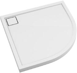 Schedpol Omega félkör alakú zuhanytálca 80x80 cm fehér 3.0459 (30459)