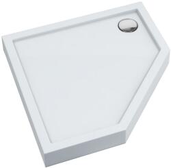 Schedline Cameron Smooth White cădiță de duș pentagonală 80x80 cm alb 3ST. C1PK-8080 (3STC1PK8080)