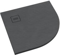 Schedline Protos Grey Stone cădiță de duș semirotundă 90x90 cm gri 3SP. P1O-9090/S/ST-M1/S/ST (3SPP1O9090SSTM1SST)