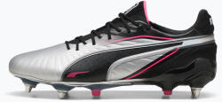 PUMA Încălțăminte de fotbal pentru bărbați PUMA King Ultimate MxSG puma silver/puma black/sun struck/puma white