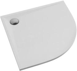 Schedpol Etrusco cădiță de duș semirotundă 80x80 cm alb 3463 (3463)
