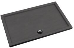 Schedpol Caspar téglalap alakú zuhanytálca 100x80 cm szürke 3.266/S/ST (3266SST)