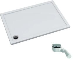 Schedpol Caspar New téglalap alakú zuhanytálca szifonnal 100x80 cm fehér 3.2336 (32336)