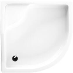 Schedpol Go Baby félkör alakú zuhanytálca 80x80 cm fehér 3.038 (3038)