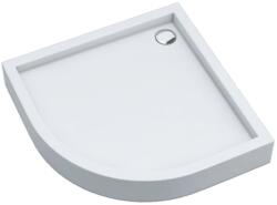 Schedline Favory Plus félkör alakú zuhanytálca 80x80 cm fehér 3ST. F1O-8080