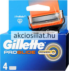 Gillette Proglide Power borotvabetét 4db-os - akciosillat