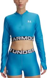 Under Armour HeatGear Rib 1/4 Zip LS Hosszú ujjú póló 1388692-453 Méret XS 1388692-453