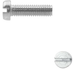  Hengeresfejű hornyolt csavar M2, 5x25 TM - 4.8 (DIN 84, horganyzott)