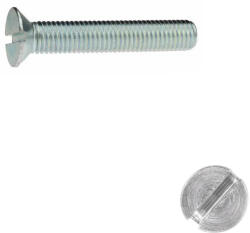  Süllyesztett fejű hornyolt csavar M4x10 TM - 4.8 (DIN 963, horganyzott)