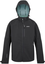 REGATTA Férfi Arana vízálló Soft Shell kabát 2XL fekete|zöld