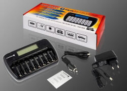 everActive NC800 8db 1, 2V Ni-Mh AA AAA elemtöltő (everActive-NC800)