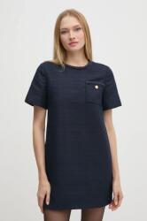 Tommy Hilfiger ruha sötétkék, mini, egyenes, WW0WW43560 - sötétkék 36