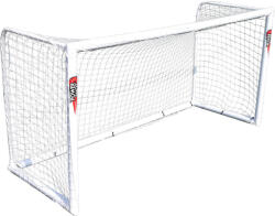 POWER SHOT Labdarúgókapu 2, 4 x 1, 8 m - Lövőfal és hordtáska mellékelve fehér
