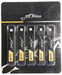 Tattu LiPo 300mAh 3.8V 75C 1S1P HV BT2.0. 5 akkumulátor (5db) (TAA3001S75BT2)