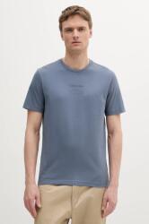 Calvin Klein pamut póló férfi, nyomott mintás, K10K114172 - kék S