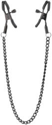  Blaze Deluxe - fém bimbócsipesz lánccal (fekete) - erotikasziget