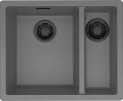 Elleci ELLECI- Mosogatótálca Zen 150 Keratek K99 Dark Grey fekete tartozékokkal (LKZ15099BKM)