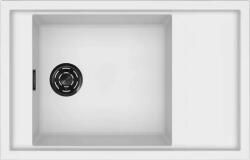 Elleci - Mosogatótálca Sintesi 305 Keratek K96 White fekete tartozékokkal (LKS30596BKM)