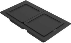 ELLECI ELLECI- Tároló edény kétrészes gourmet 378 fekete szilikon kerettel (KF052078BKSIL) - ellecimarkabolt