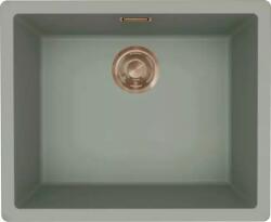 Elleci ELLECI- Mosogatótálca Zen 105 Keratek K82 Sage Green bronz tartozékokkal (LKZ10582BRZ) - ellecimarkabolt