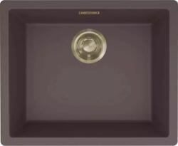 Elleci - Mosogatótálca Zen-F 105 Keratek K87 Cocoa arany tartozékokkal (LKZ10587F01GLD)