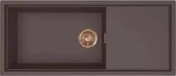 Elleci - Mosogatótálca Sintesi 510 Keratek K87 Cocoa bronz tartozékokkal (LKS51087BRZ)