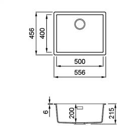 Elleci - Mosogatótálca Zen 105 Keratek K96 White bronz tartozékokkal (LKZ10596BRZ)