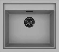 Elleci - Mosogatótálca Sintesi 105 Keratek K99 Dark Grey fekete tartozékokkal (LKS10599BKM)