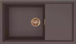 Elleci - Mosogatótálca Sintesi 410 Keratek K87 Cocoa bronz tartozékokkal (LKS41087BRZ)