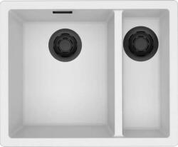 Elleci ELLECI- Mosogatótálca Zen-F 150 Keratek K96 White fekete tartozékokkal (LKZ15096F01BKM)