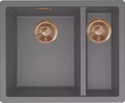 Elleci ELLECI- Mosogatótálca Zen 150 Keratek K99 Dark Grey bronz tartozékokkal (LKZ15099BRZ)