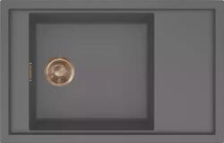 Elleci - Mosogatótálca Sintesi 305 Keratek K99 Dark Grey bronz tartozékokkal (LKS30599BRZ)